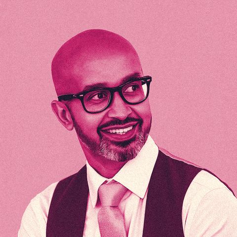 Ferdie Ahmed in a waistcoat and tie